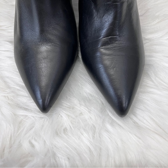 Marc Fisher leather pointed toe ankle boots booties size 10 M - Picture 8 of 15